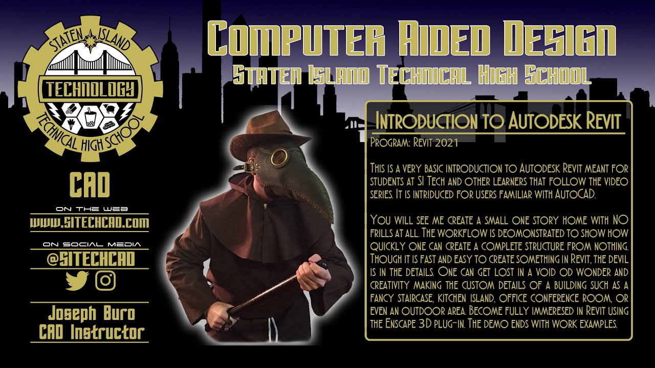 Revit Introduction by Joseph Buro at Staten Island Technical HS (R0001)