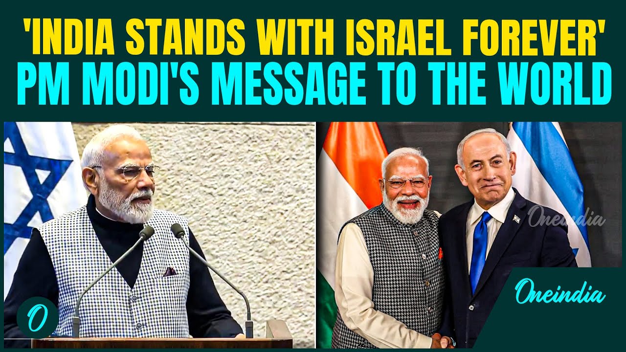 'India Stands With Israel...' PM Modi DECLARES From Knesset; Sends Strong Message to the World