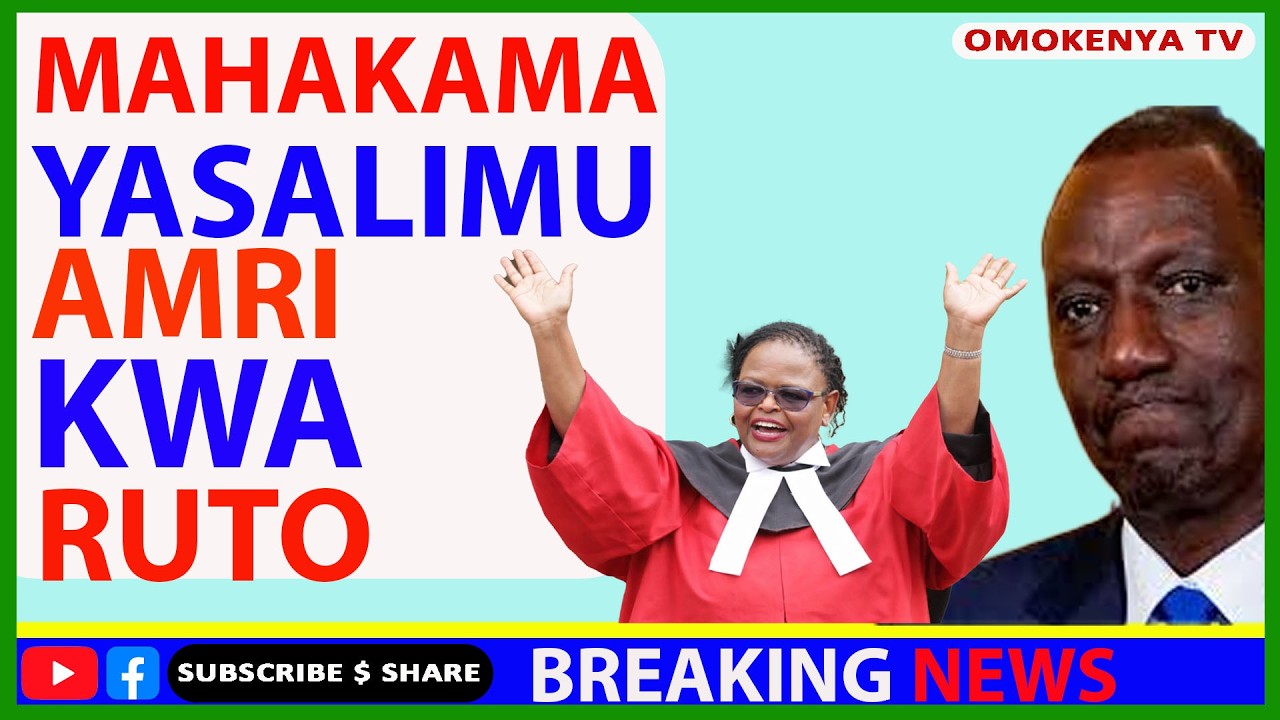 BAD NEWS Kenya: Majaji Wa Mahakama Wasalimu Amri Kwa Rais Ruto Kwisha Kenya