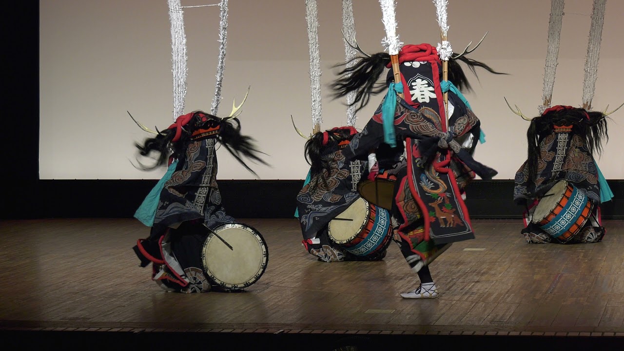 ２０２１春日流落合鹿踊（花巻市郷土芸能鑑賞会