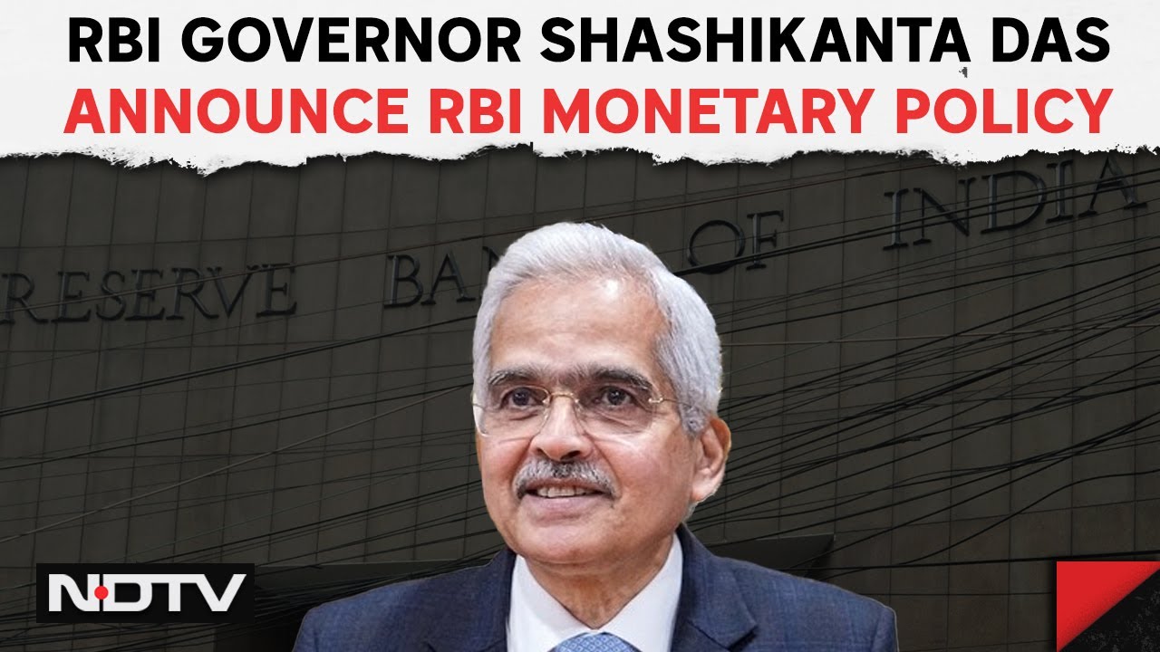 RBI Monetary Policy | RBI Governor Shashikanta Das Annoounces Monetary Policy