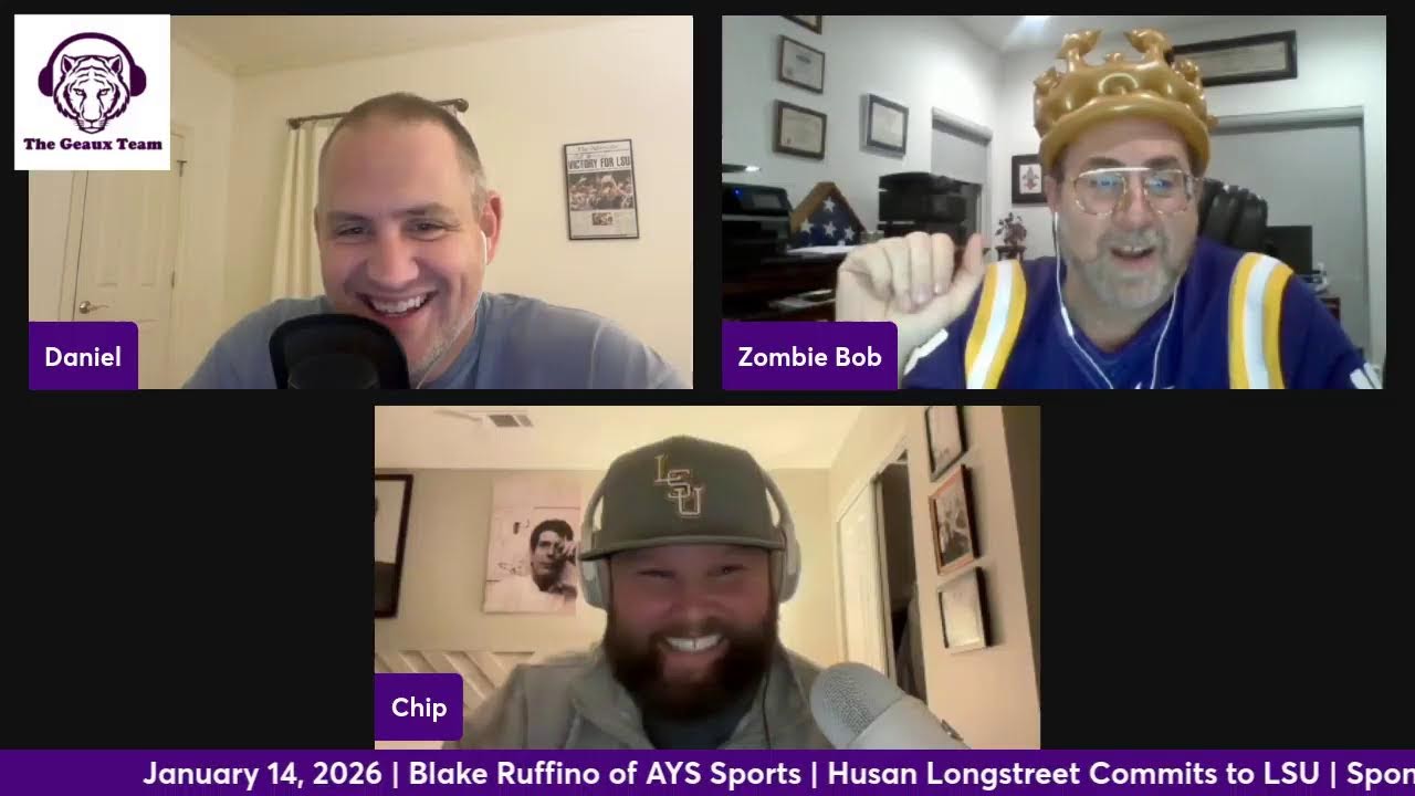 January 14, 2026 | Blake Ruffino of AYS Sports | Husan Longstreet Commits to LSU