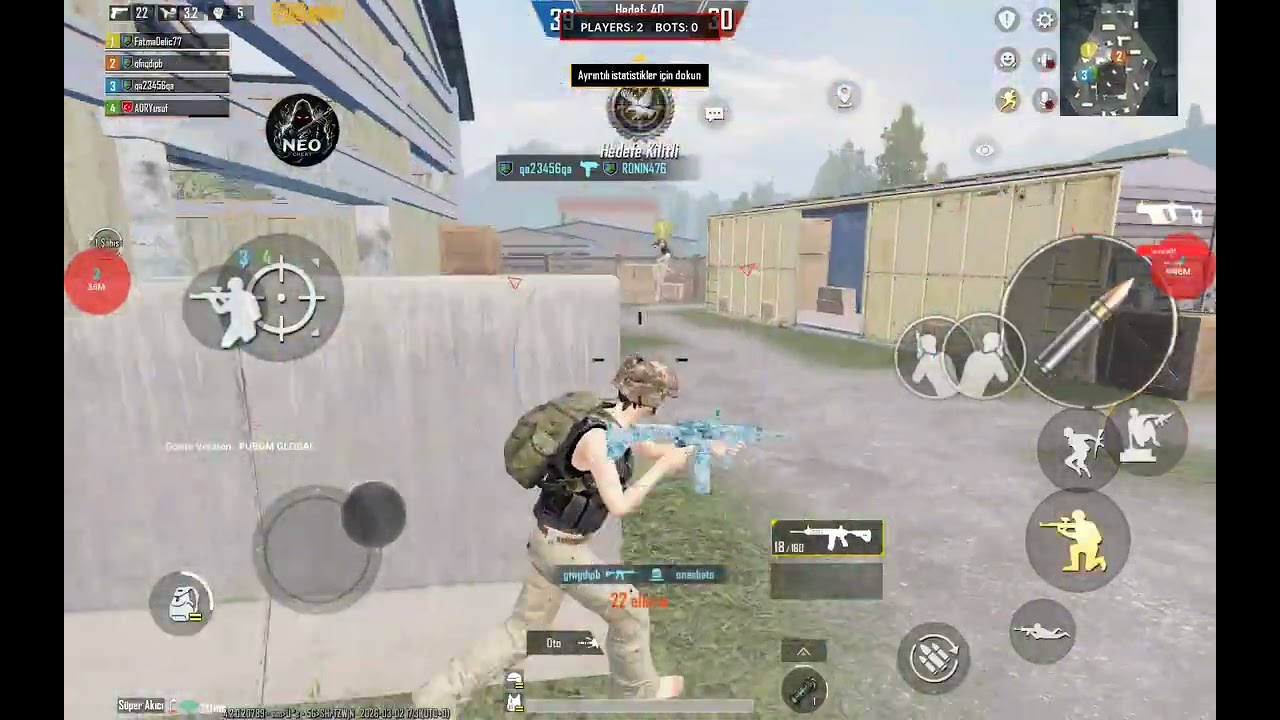 NEO CHEAT TDM GAMEPLAY | hile için telegram kanalıma gel!!