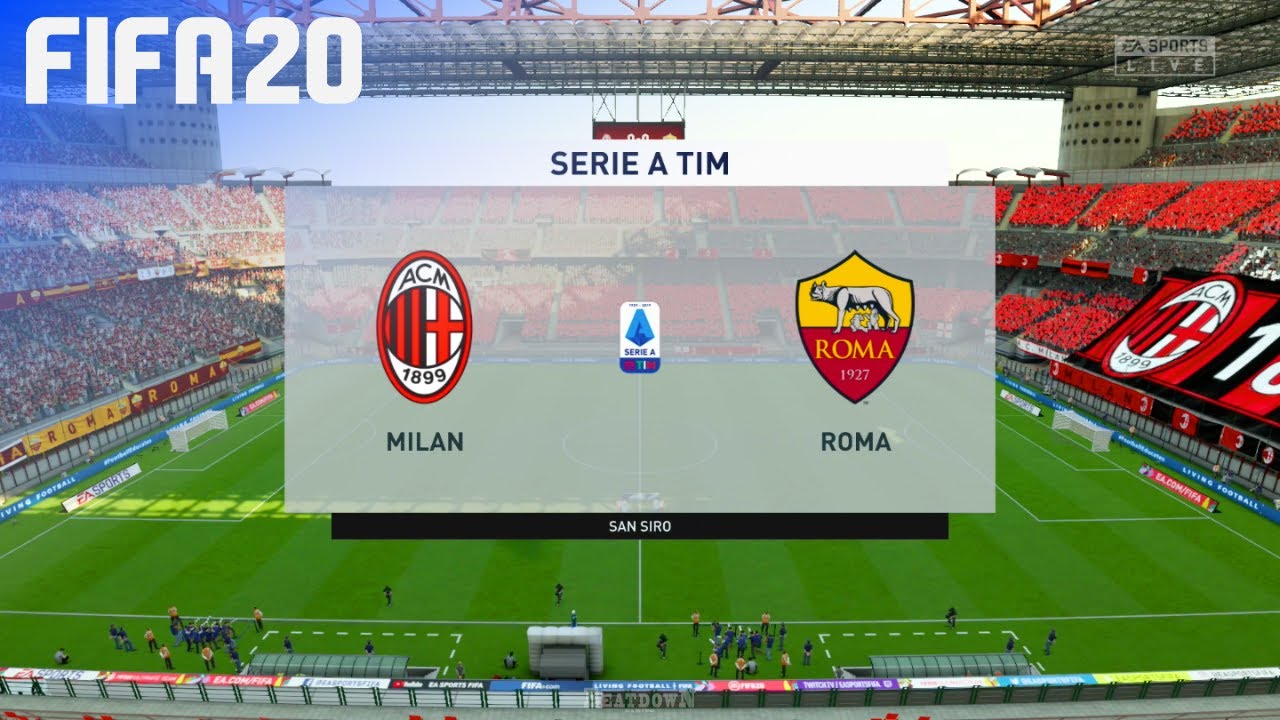 FIFA 20 - AC Milan vs. AS Roma @ San Siro