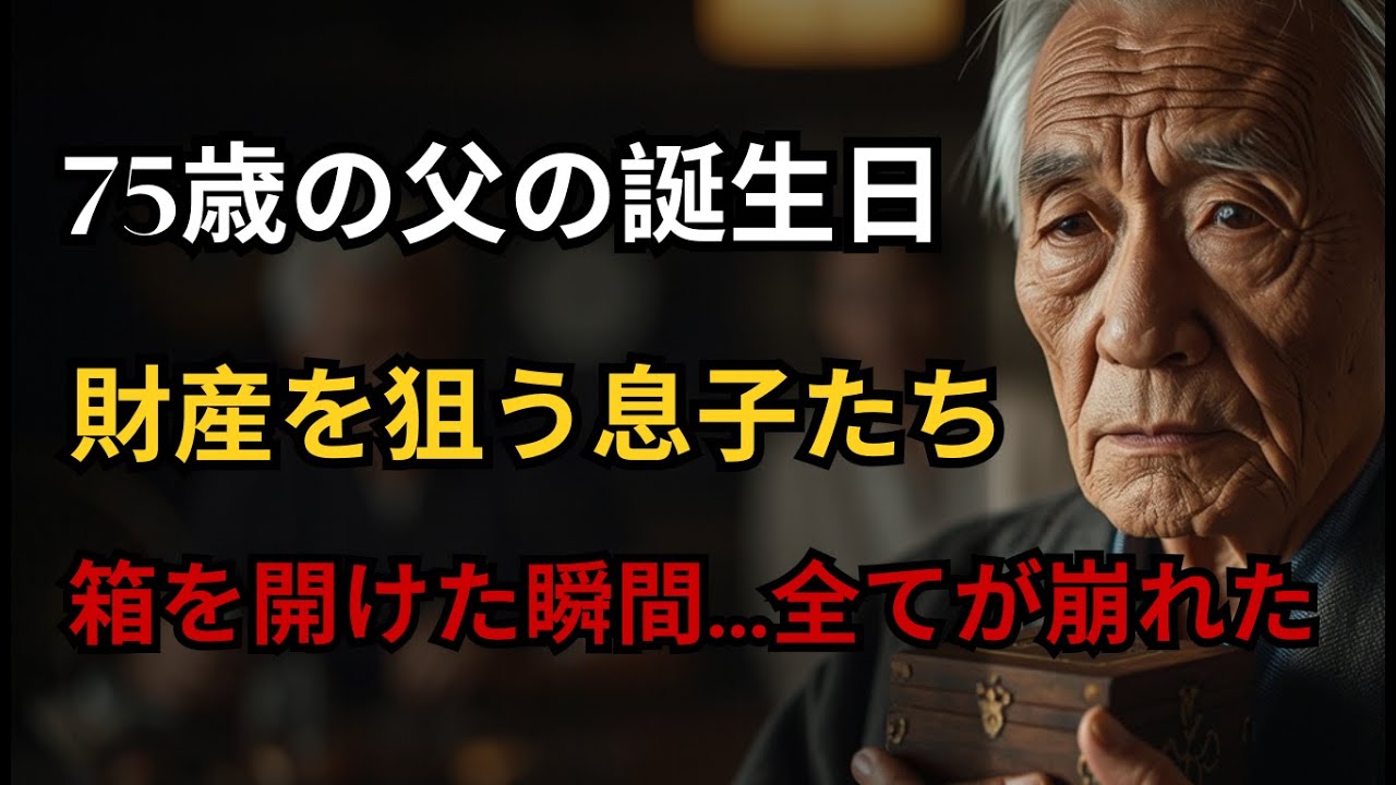 父が残した「ボロボロの木箱」。強欲な長男が無理やりこじ開けると、中から出てきたのは…？【因果応報・感動実話】