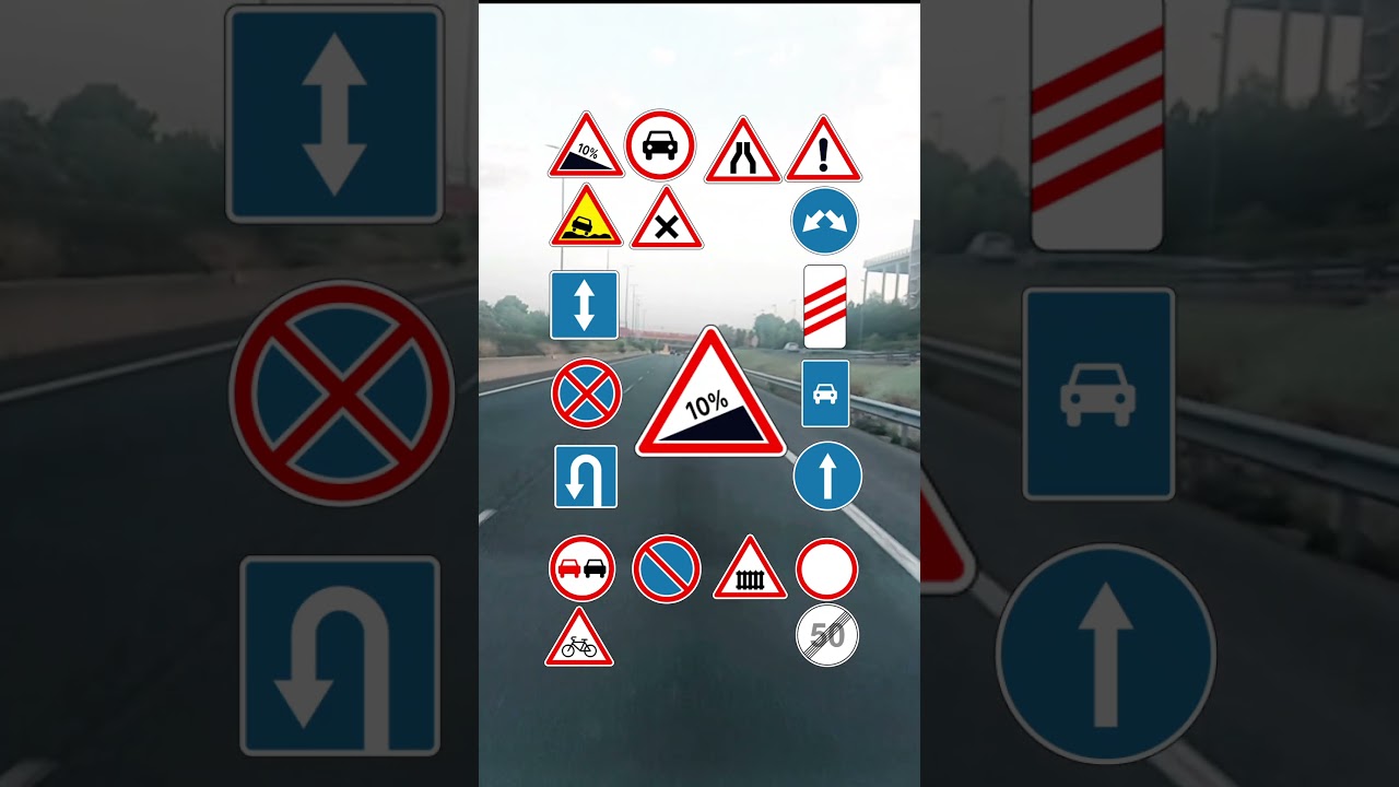 Дорожные знаки ПДД. #автошкола #пдд #экзаменпдд