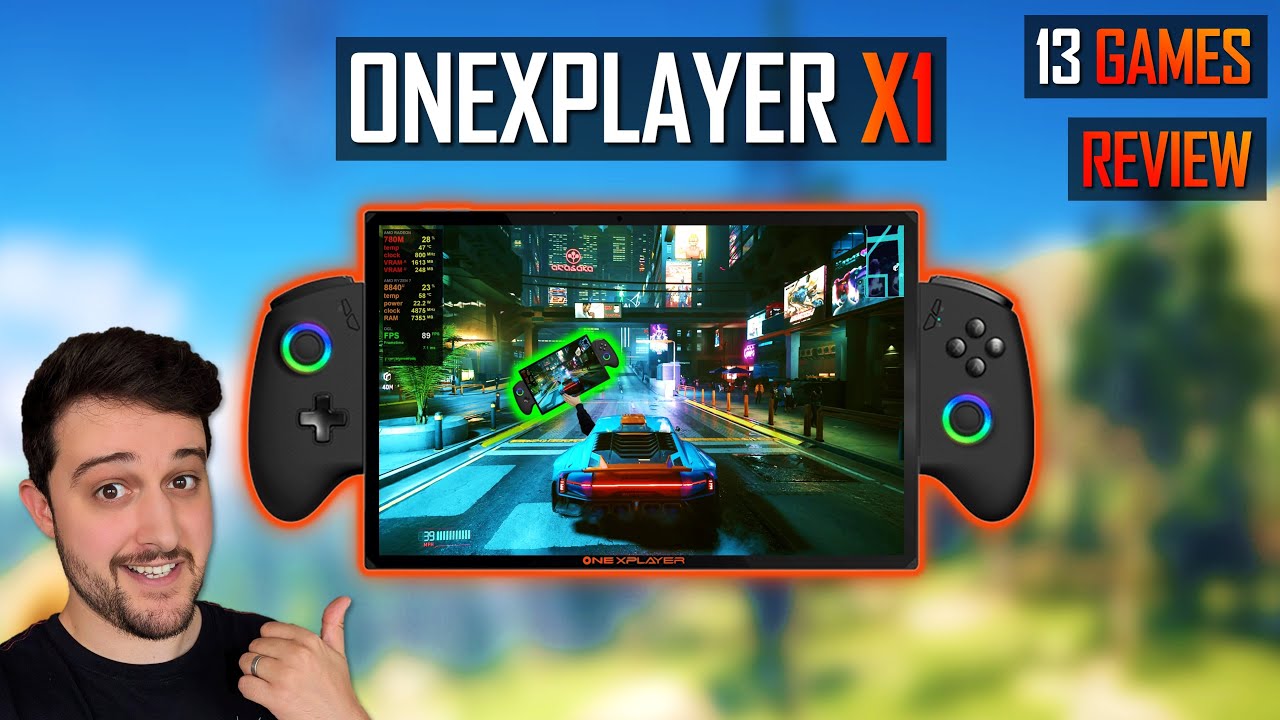 Обзор ONEXPLAYER X1 и игровой опыт в реальном времени! (Ryzen 7 8840U + Radeon 780M)
