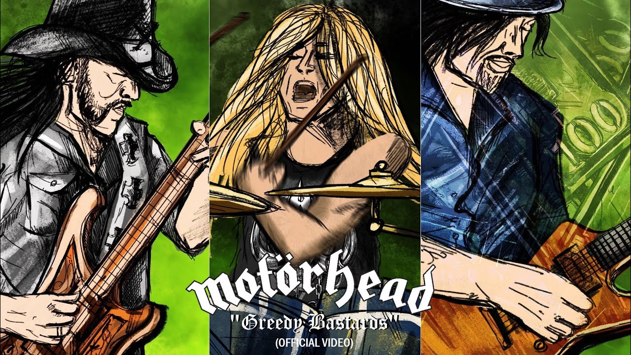 Mot&ouml;rhead - Greedy Bastards (Official Video)