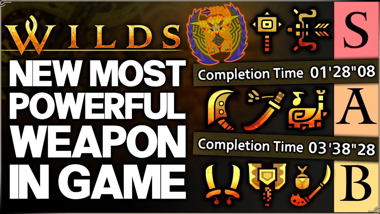 Monster Hunter Wilds - New BEST Highest Damage Weapon in Game - Arch Rey Dau Ranked Tier List Guide!