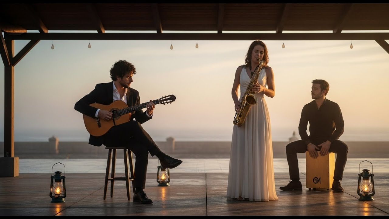 Saxophone And Guitar Melodies – Smooth Jazz For Quiet Evenings And Gentle Coffee Moments