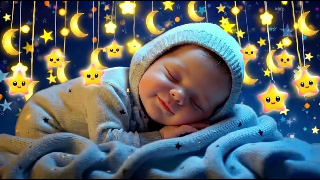 Baby Sleep Music🎵Instant Baby Sleep in 3 Minutes🌙Deep Sleep Magic💖Mozart & Brahms Lullabies