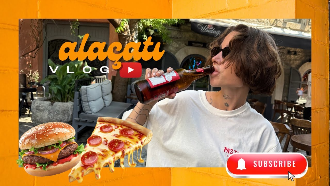 ALAÇATI VLOG  | 2 gun - ambulans? & Yeme İçme Turu! 🍹 benim gozumden çeşme . PART 1