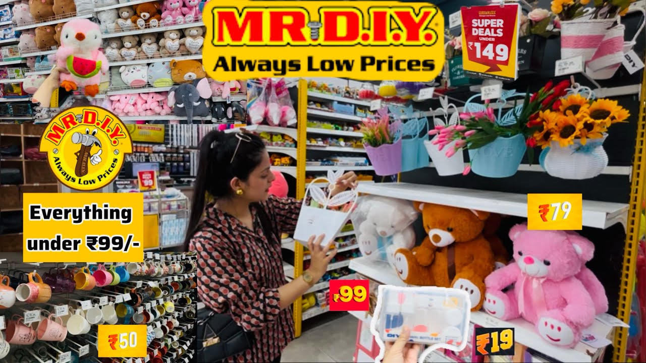 Kamla Nagar Market MR.DIY Store | Everything under ₹99/-| Lowest Price | Affordable home essentials