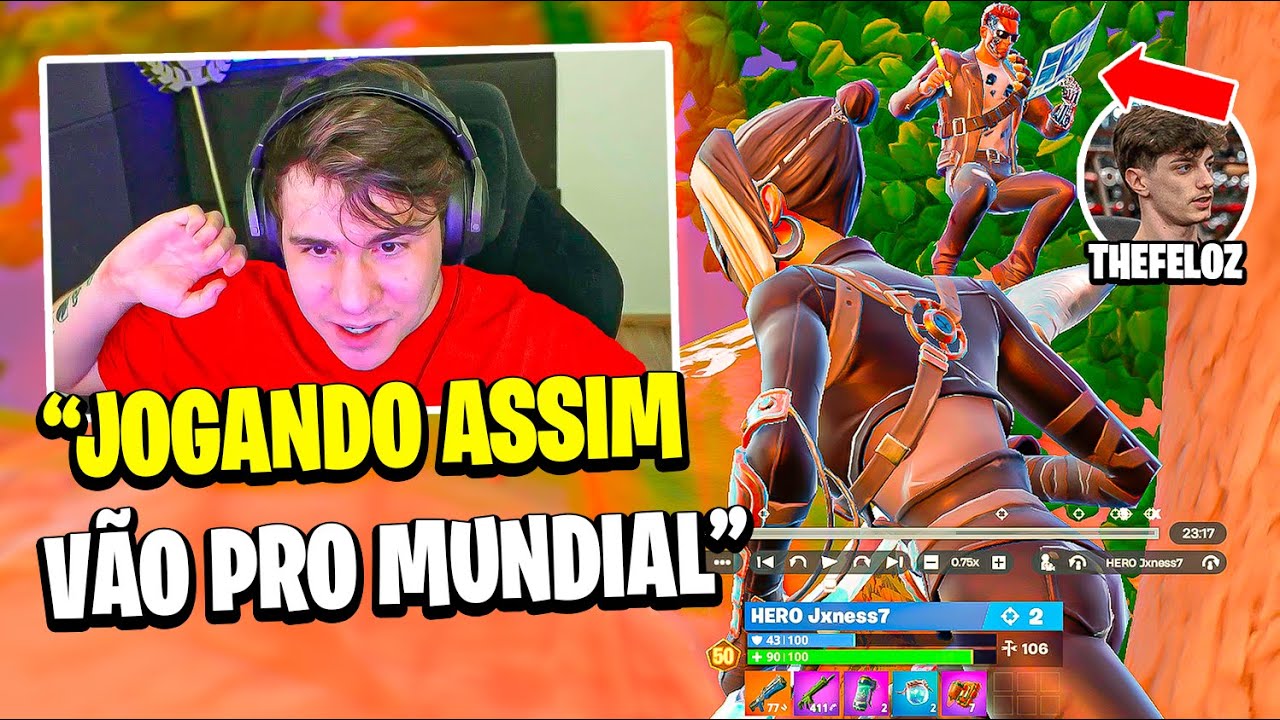 Pulga analisa Jxness e TheFeloz TOP 1 na Primeira FNCS FINALS de 2026! 🏆