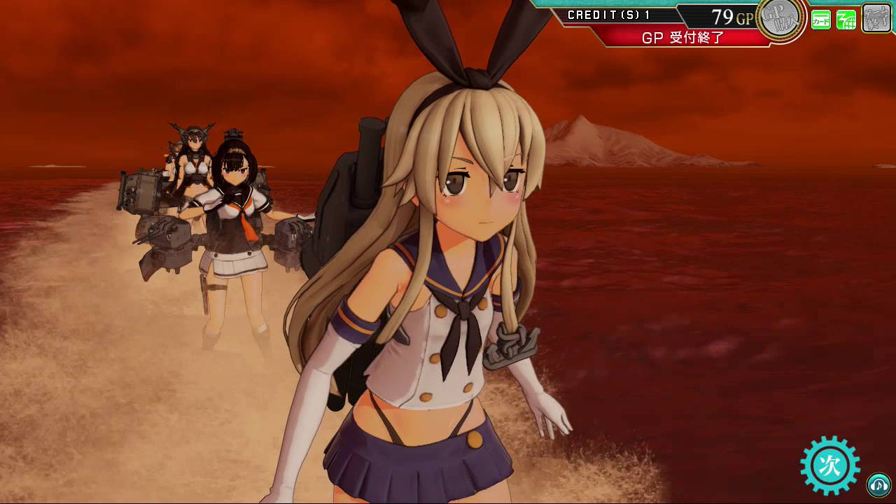 艦これアーケード　3-3周回+3-4追撃プレイ