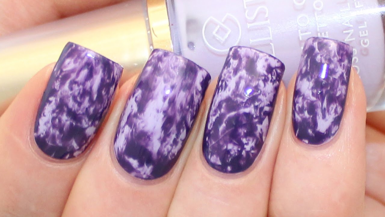 SARAN WRAP NAIL ART TUTORIAL