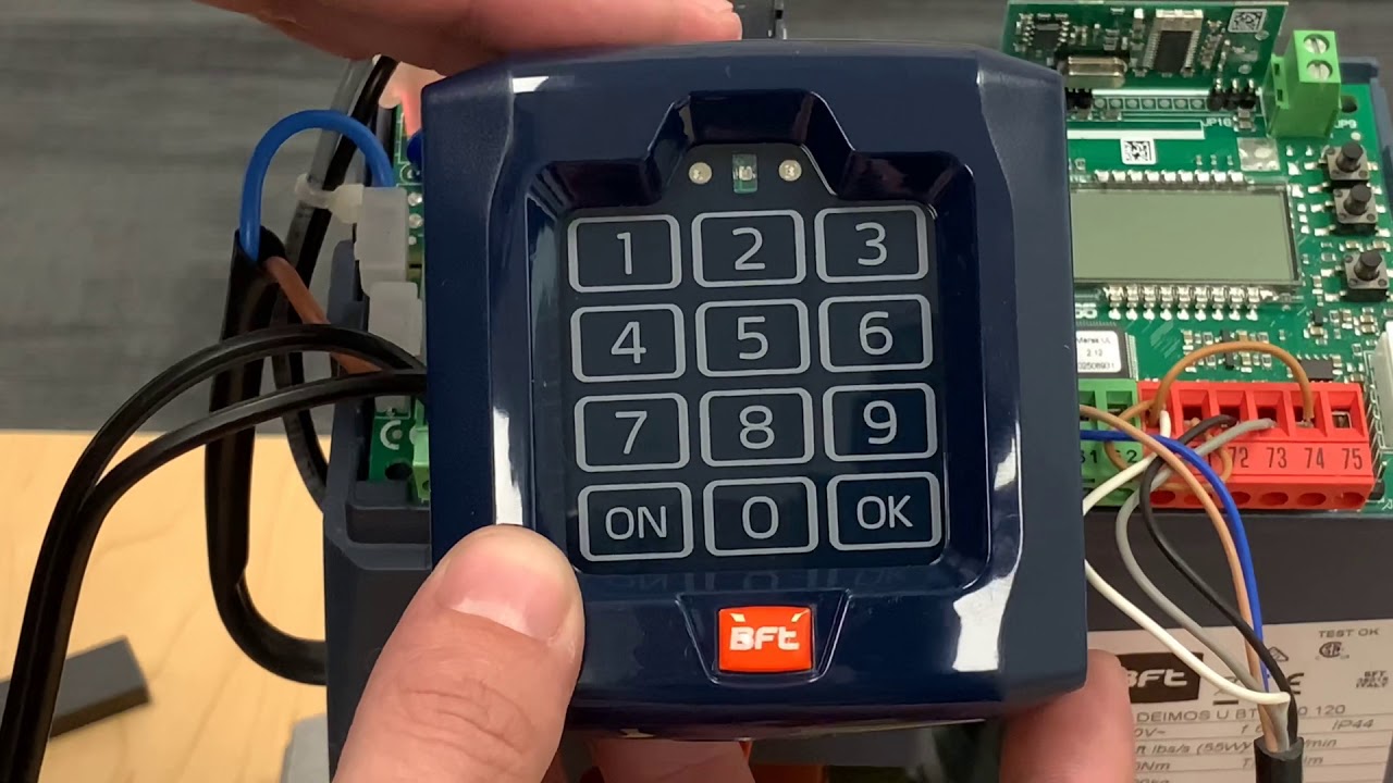 BFT Q.BO Touch & T-Box Wireless Keypad setup