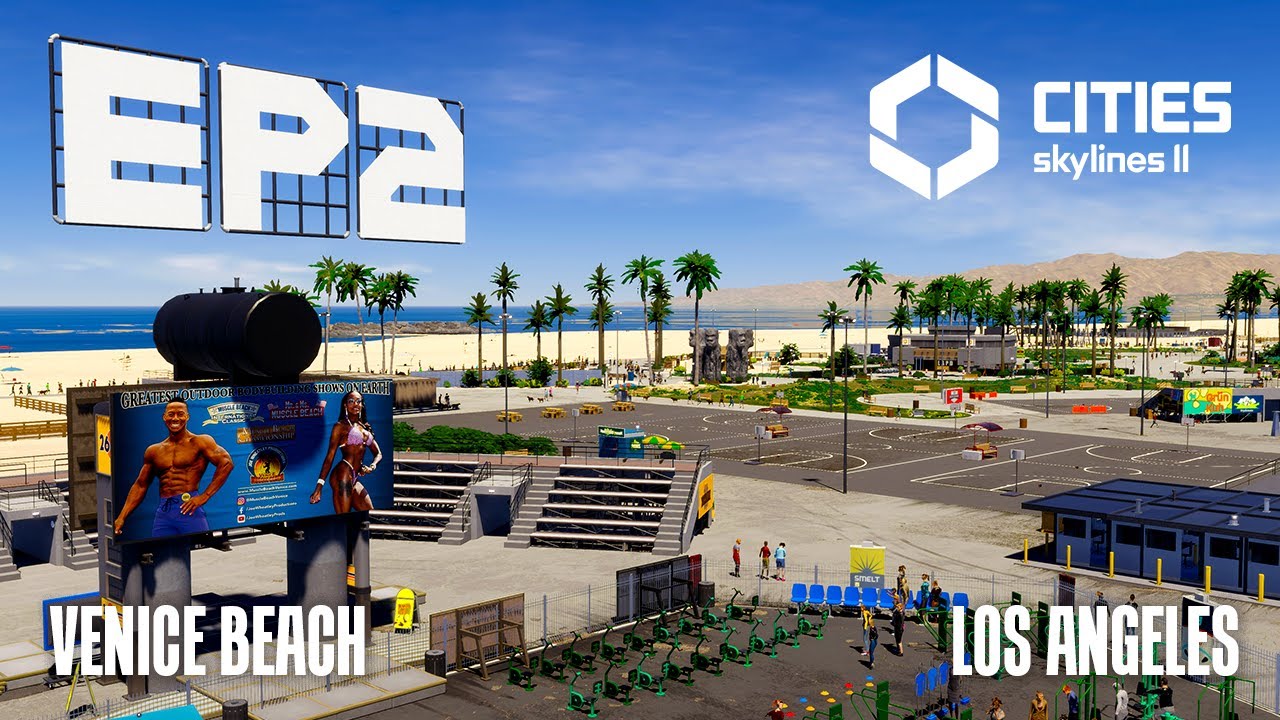 Cities Skylines 2 Los Angeles - Episode 2 | Venice Beach