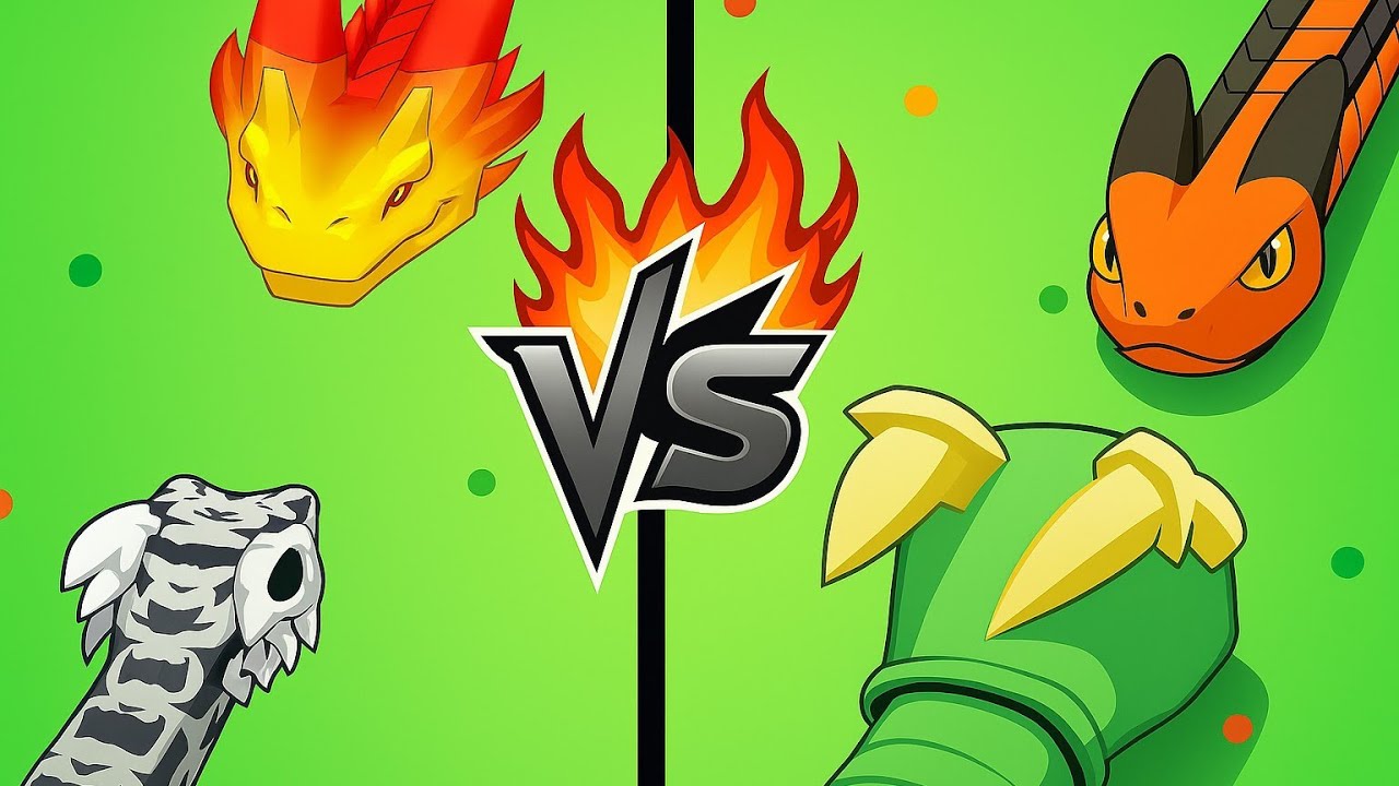 Snake Clash.io 🔥 Snake Clash Vs Snake Hero 🐍 MAX LEVEL EPIC SNAKE CLASH 🐍 #35