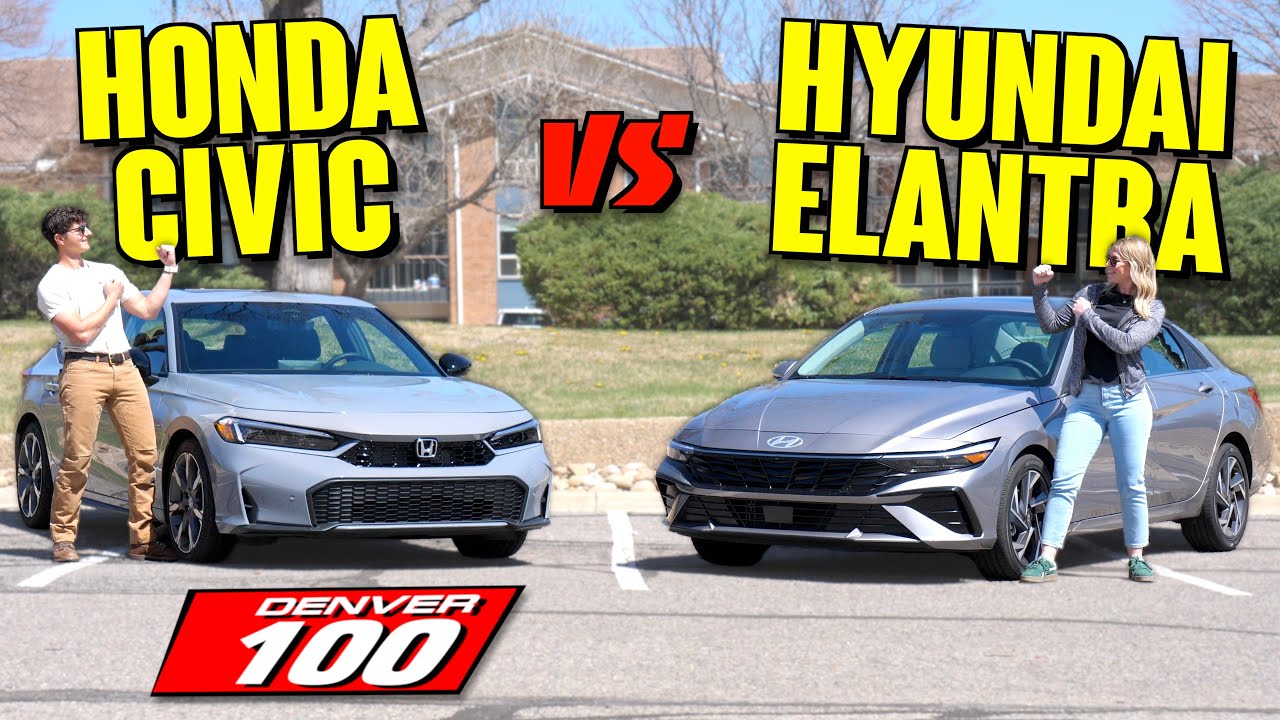 WILD MPG: 2025 Honda Civic vs Elantra Hybrid Economy Battle!