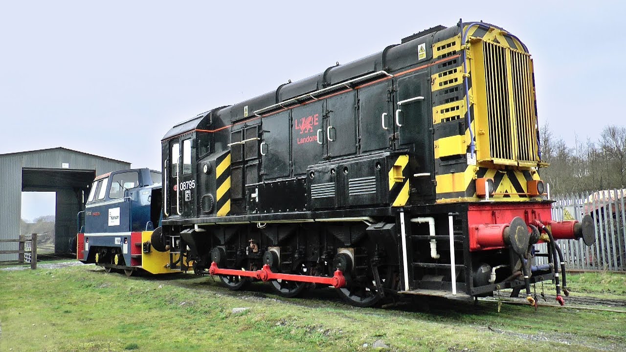 Class 08 shunter, 08795 The very last locomotive to leave Landore MPD Swansea 22/03/2019