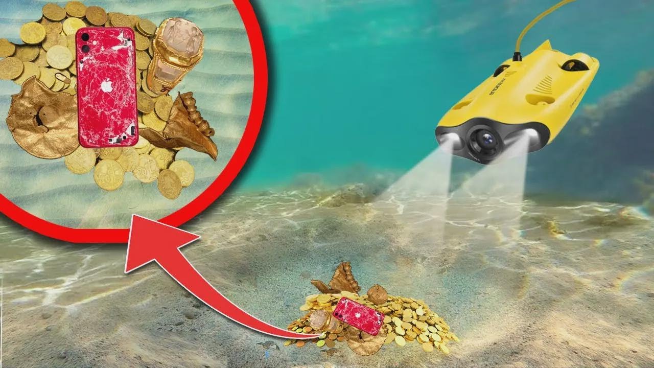 Lov dronom pod vodom – pronašli smo hrpu novca!
