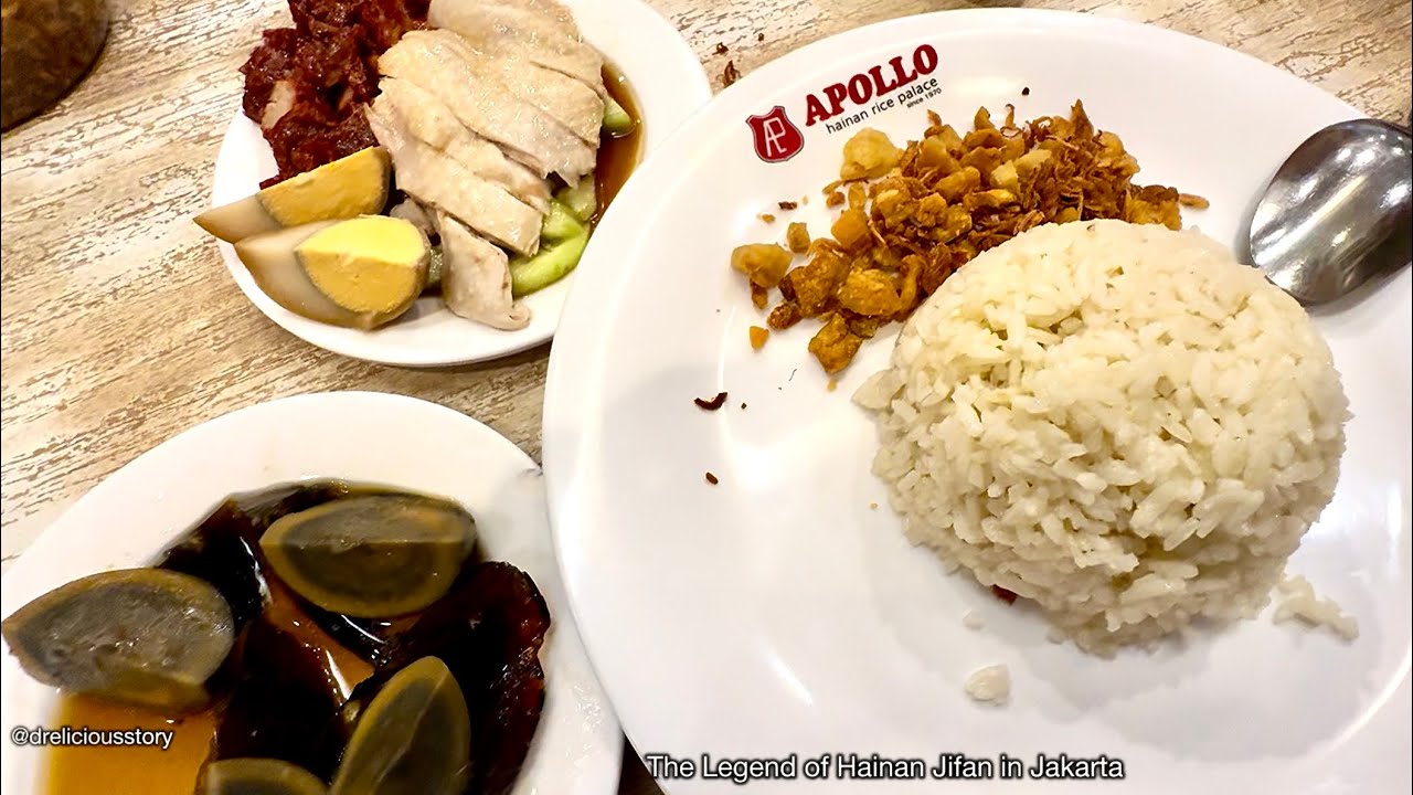 🇮🇩 Apollo Nasi Ayam Hainam Hainan Chicken Rice Restaurant Review @ MK Muara Karang North Jakarta