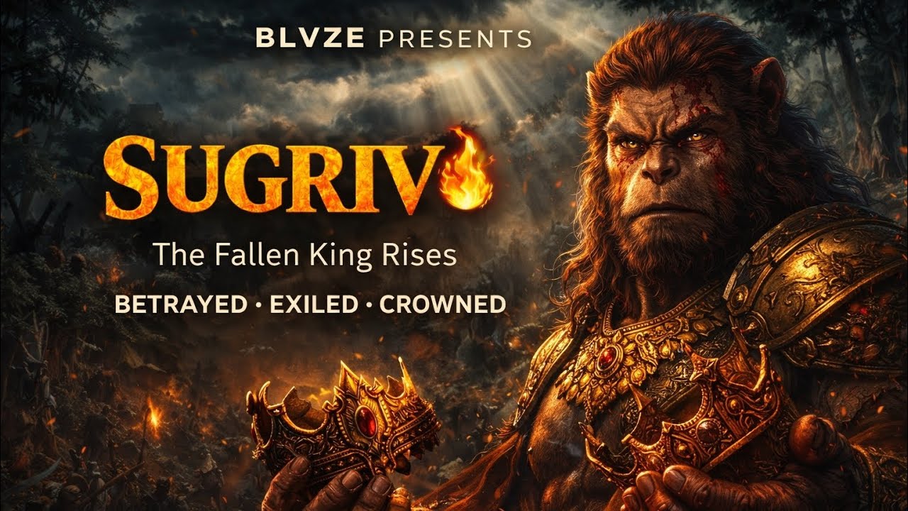 SUGRIV | The Fallen King Rises 🔥 | Mythological Hindi Rap | BLVZE #rap 