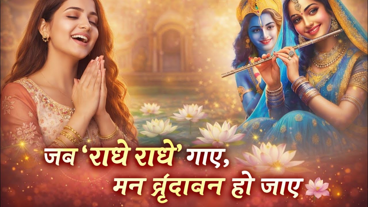 जब राधे राधे गाएं, मन वृंदावन हो जाए || New Radha Krishna Bhajan 2026 | मन को शांत करने वाला भजन 