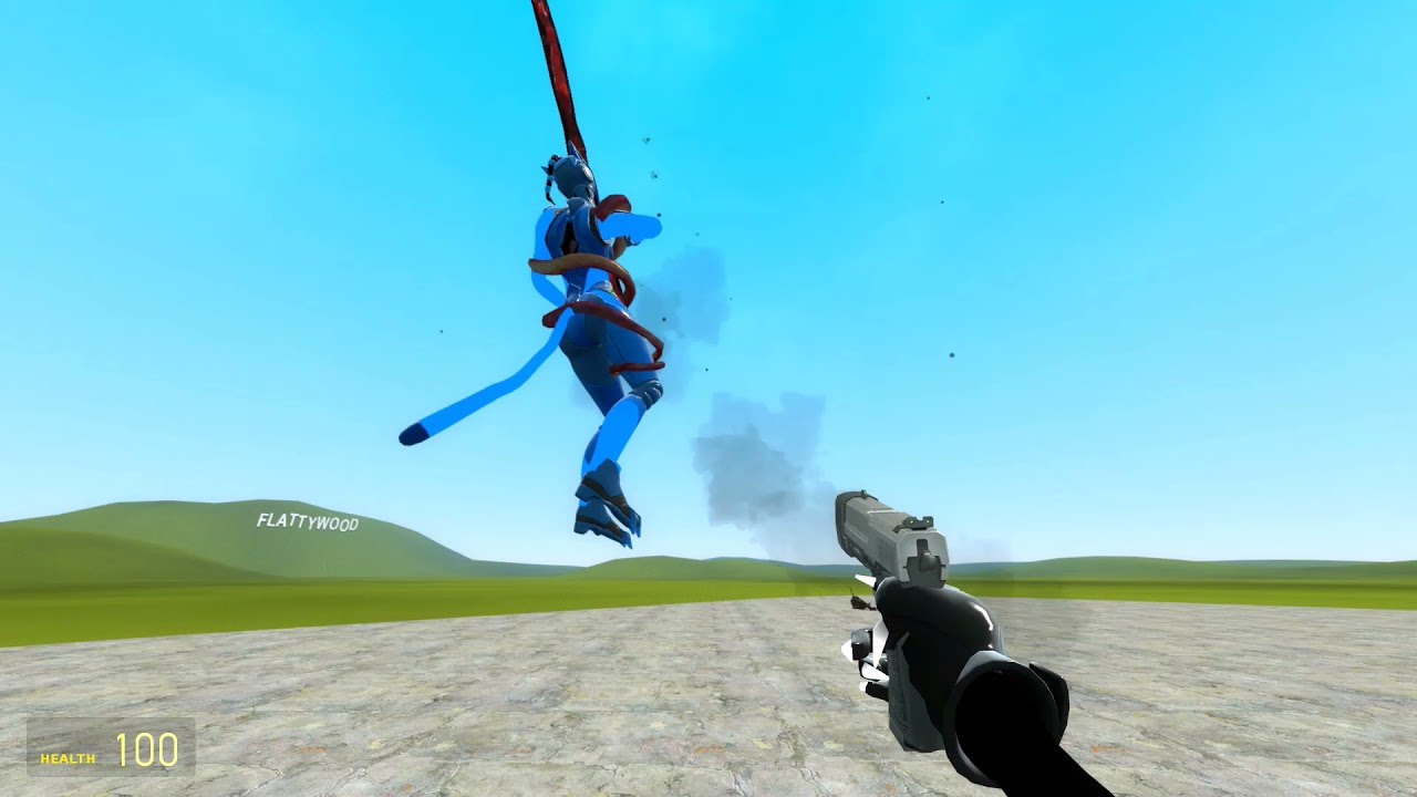 Garry's Mod - Drunken Master + Inebriator + L4D Smoker Pull and Dancing On Rockets