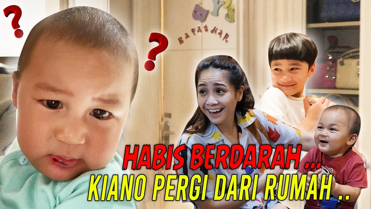 KIANO BETE , MINTA JALAN2 KE RUMAH RAFATHAR  .. DI RUMAH RAFATHAR ,KIANO MALAH DIUMPETIN GIGI ..