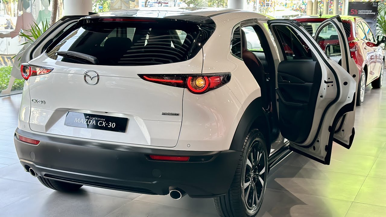 The New 2024 Mazda CX-30 - White Color