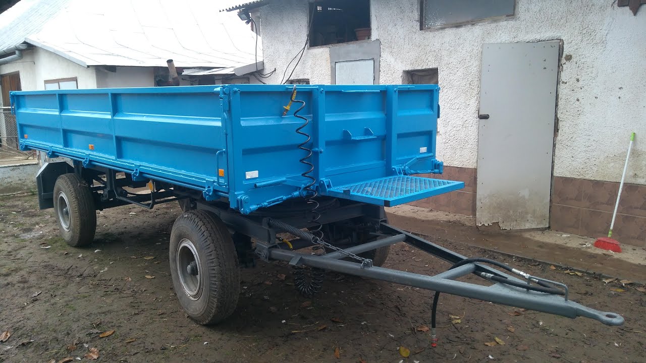 Vlečka 5t. Renovácia traktorového prívesu BSS 5t (Tractor Trailer renovation)