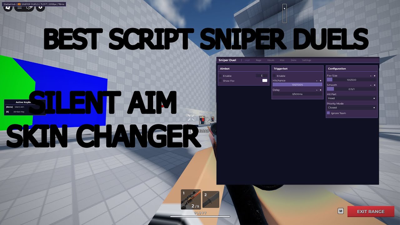 PC & MOBILE BEST SNIPER DUELS SCRIPT | SILENT AIM / SKIN CHANGER...