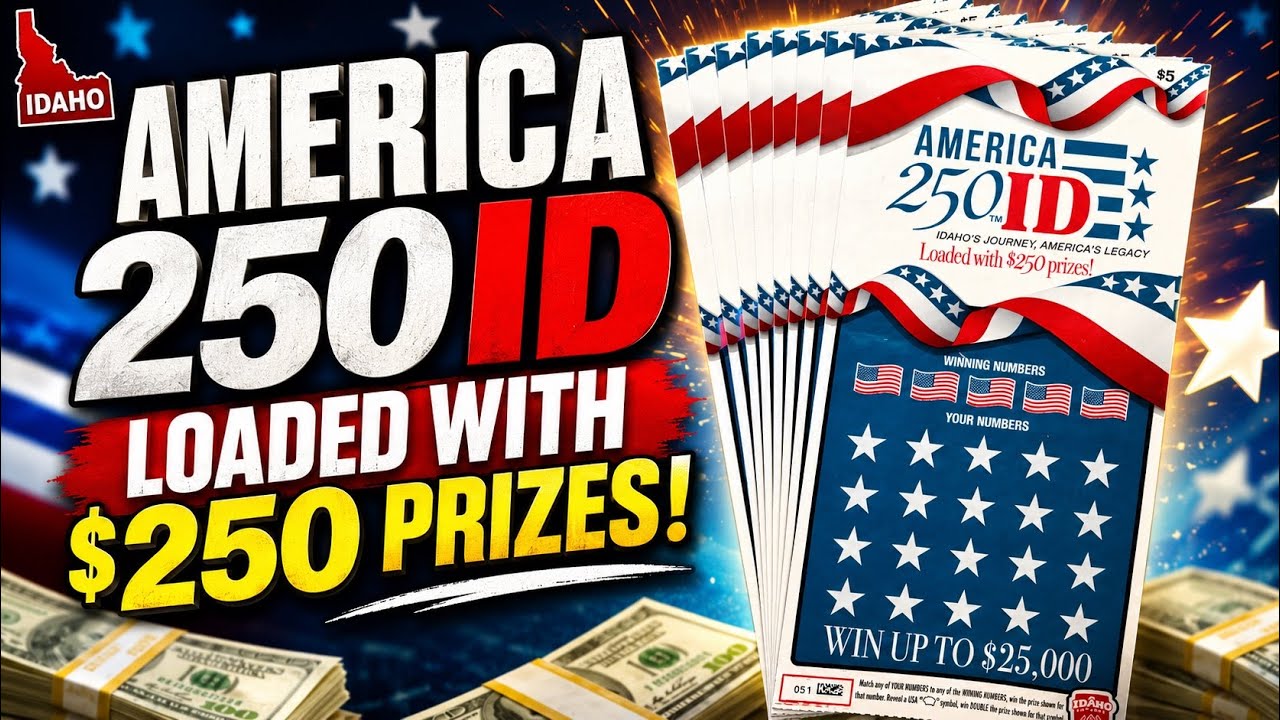 NEW‼️ $5 Ticket and I got 10! 🇺🇸 #idaholottery #entertainment #gamblingfun #scratchits 