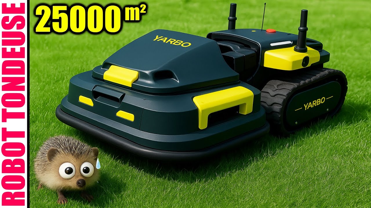 un robot tondeuse pour les grandes pelouses ! YARBO CORE 50cm 25000m²