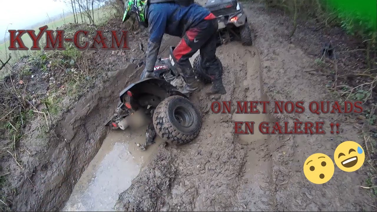 On met nos quads en galère ... 🥵😅 (Kymco Maxxer 300)