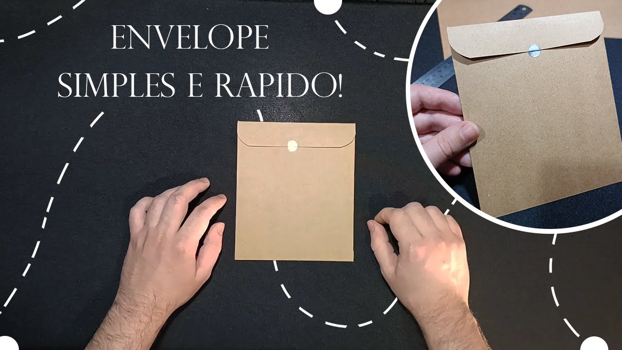 DIY / Como fazer envelope saco, simples e rápido.