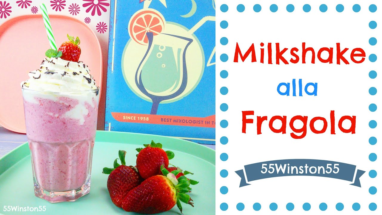 Milkshake alla Fragola ... Più Buono di quello del McDonald's !!!