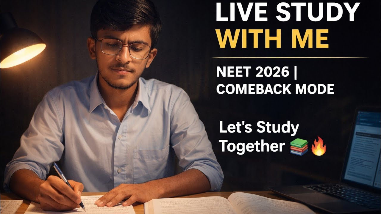 morning Study with ME Live  |NEET 2026| JEE 2026 |Boards 2026|UPSC|NDA|IAS #neet#jee#pw#ummeed#board