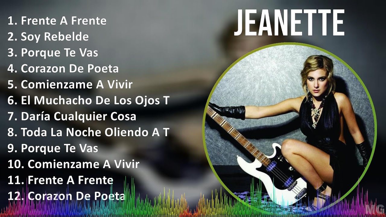 Jeanette 2024 MIX Las Mejores Canciones - Frente A Frente, Soy Rebelde, Porque Te Vas, Corazon D...