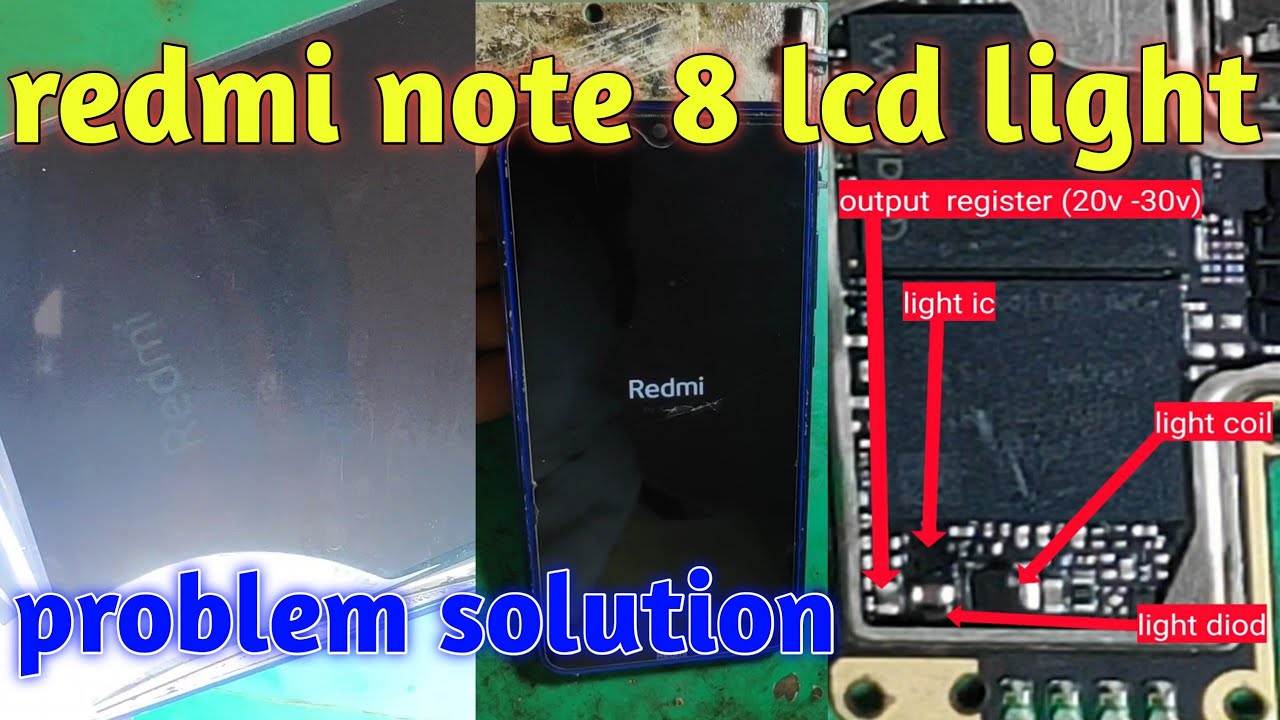 Mi redmi note 8 lcd light problem solution,mi note8 display light problem solution
