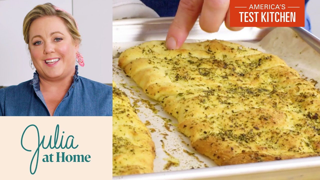 Как приготовить хлебные палочки с чесноком и травами | Джулия дома