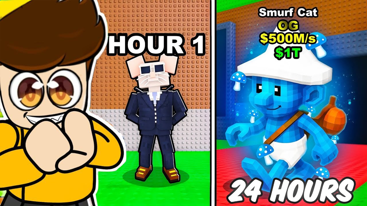 I Spent 100 HOURS with 10X LUCK in Roblox Steal a Brainrot!