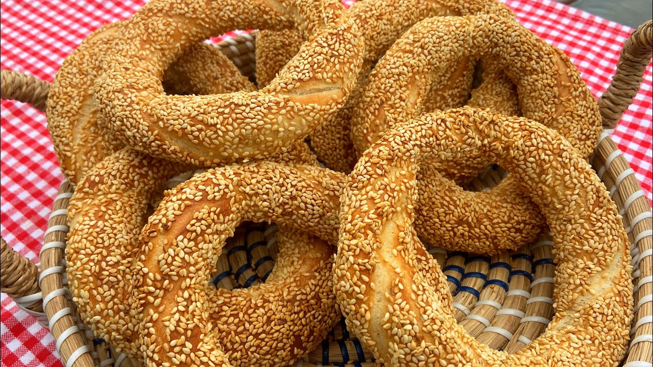 Turkish simit | سميت التركي | الكعك التركي #سميت