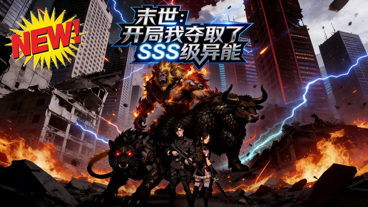 ⚡【新番速递】《末世：开局我夺取了 SSS 级异能》末世重生复仇！赵阴骗走仇人 SSS 级 “契约之魂”，收服变异猕猴水牛，救宋小刀，终败丧尸王闯新程！#末世 #重生 #逆袭 #爱看动漫