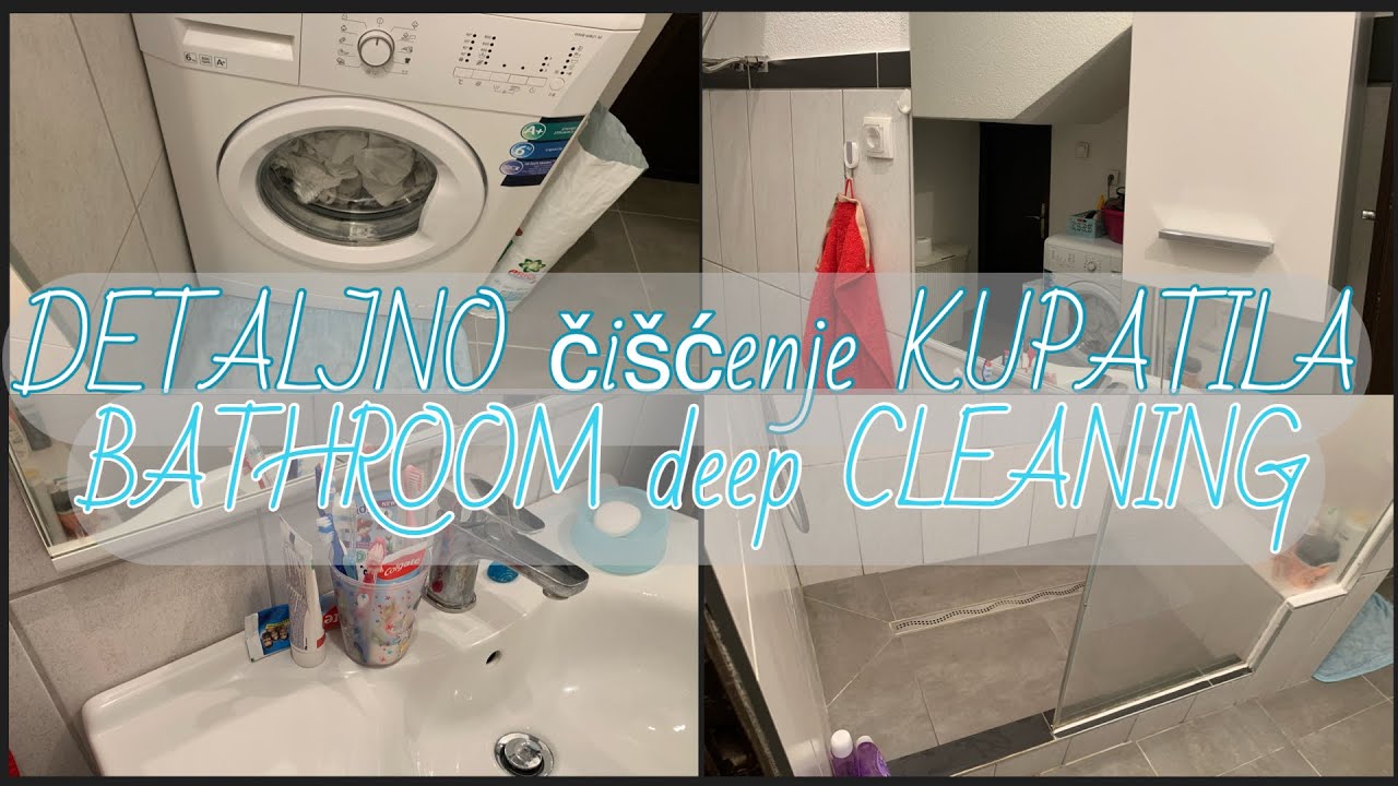 🧽🧼DETALJNO ČIŠĆENJE KUPATILA |DEEP CLEANING SINGLE BATHROOM OF FAMILY OF 6