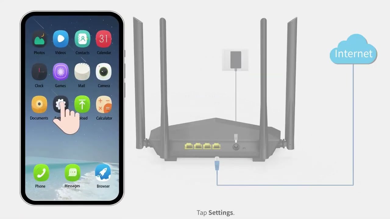 How to Configure Tenda Router  (AC5 & AC6) - Router Configuration