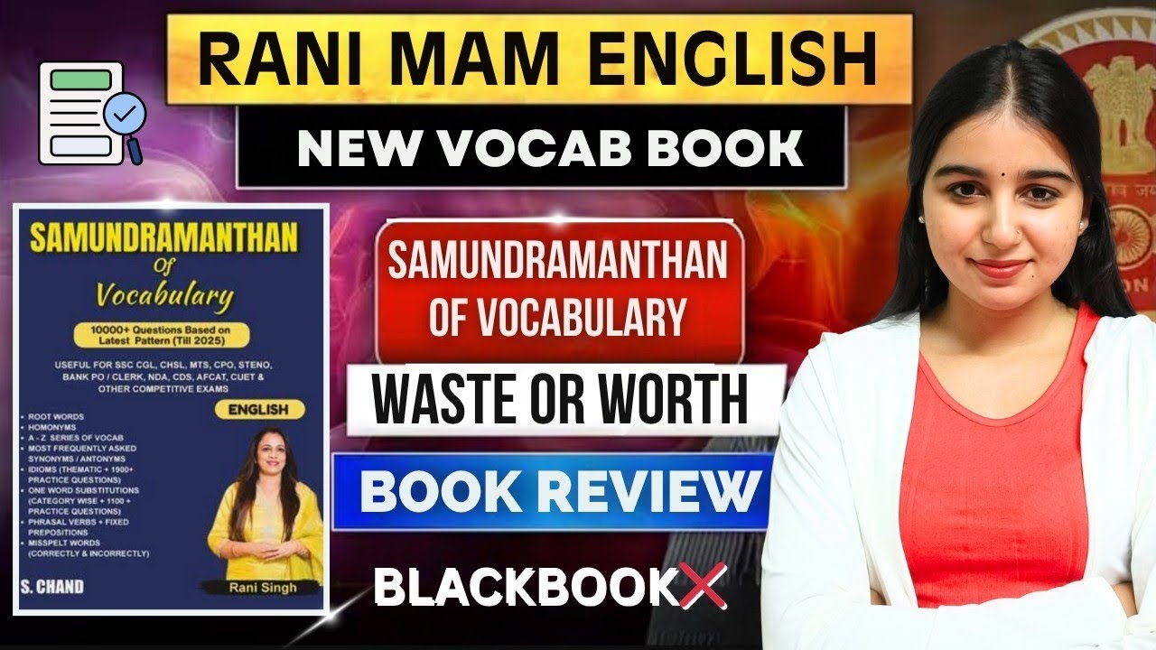 Samundramanthan of Vocabulary by Rani Mam | Rani Mam Vocab Book Review | Rani Mam English 