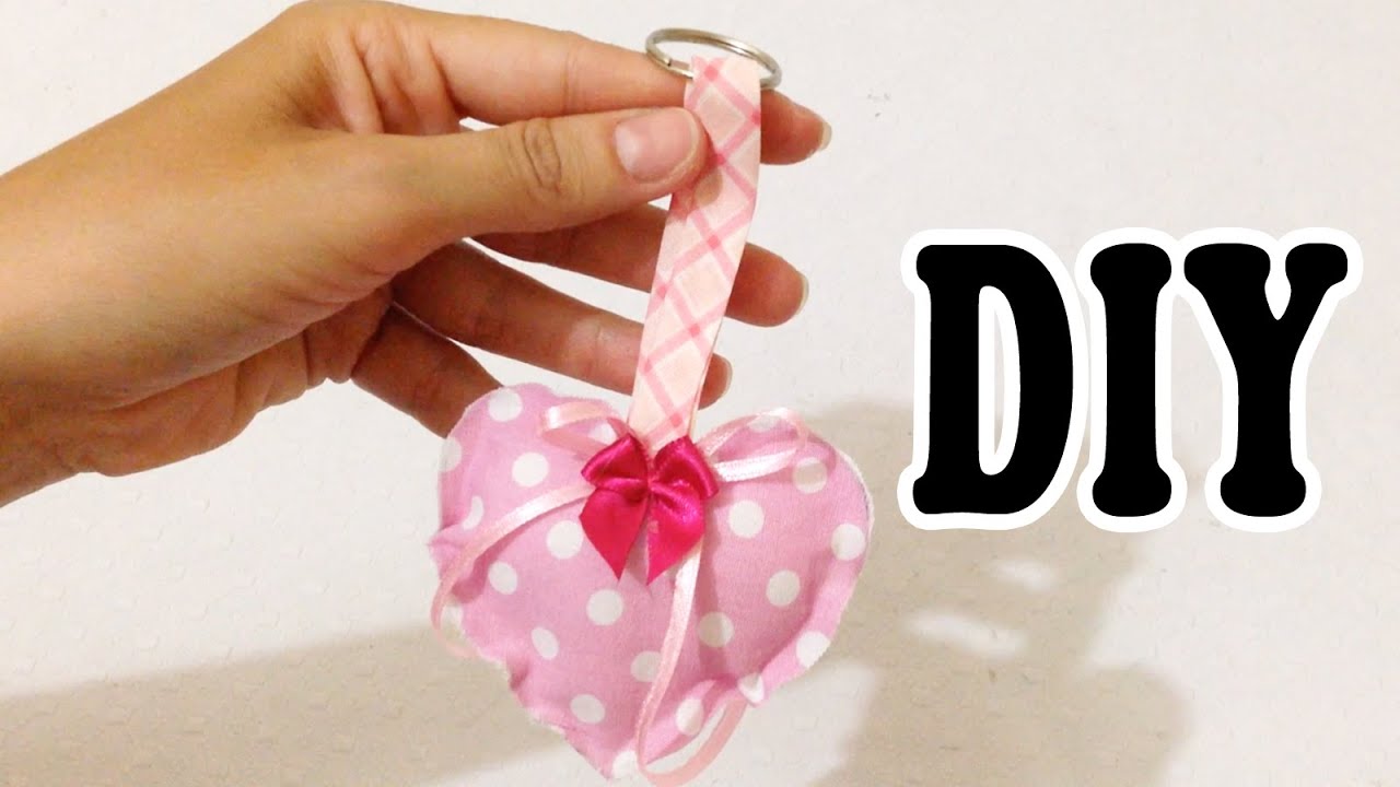 Chaveirinho de Coração Passo a Passo - DIY Artesanato